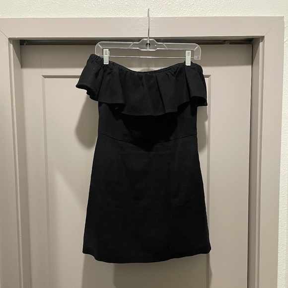 Signature8 Dresses & Skirts - Black Off the Shoulder Mini Dress